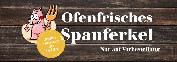 Ofenfrisches Spanferkel